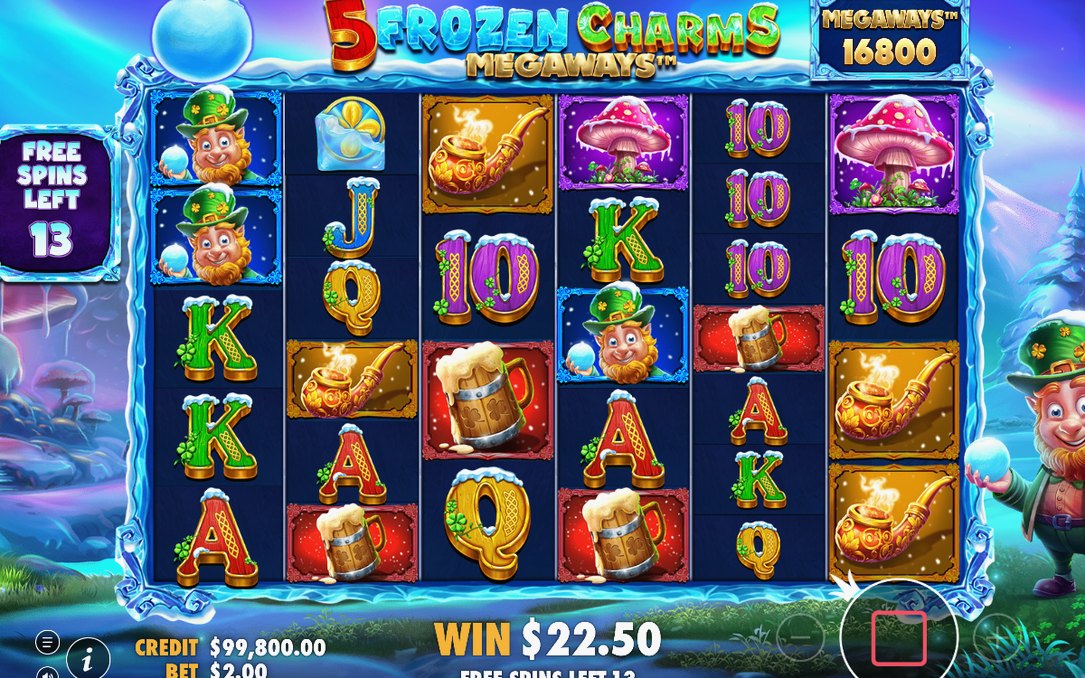 Fria spel med valt antal spel och multiplikator
